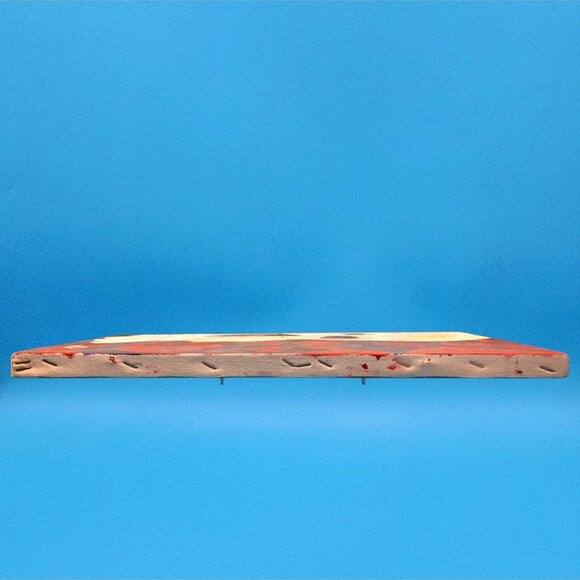 Tattoo Art Skull Painting Justin Wold Signed on Canvas Gothic Decor 11x17" - Picture 7 of 10